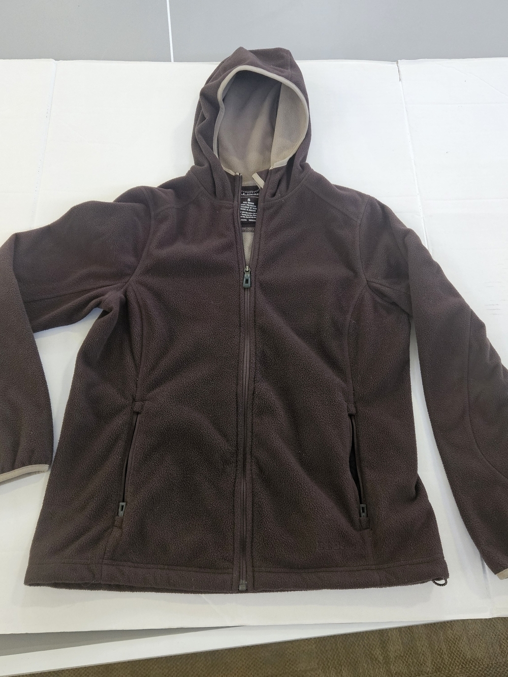 L.L. Bean Chocolate Brown Fleece Hoodie